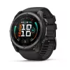 Garmin fenix 9 – 51 mm, Carbon Grey DLC Titanium mit schwarzem Silikonarmband 010-04763-11