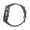 Garmin fenix 9 – 51 mm, Titan mit Pebble Grey Silikonarmband 010-04763-01