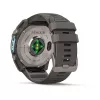 Garmin fenix 9 – 51 mm, Titan mit Pebble Grey Silikonarmband 010-04763-01