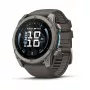 Garmin fenix 9 – 51 mm, Titan mit Pebble Grey Silikonarmband 010-04763-01