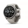 Garmin Fenix 9 Pro – 43mm Titan mit Fog Grey/Dark Sandstone Silikonarmband
