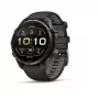 Garmin Fenix 9 Pro – 47mm Carbon Gray DLC Titanium mit Black/Pebble Grey Silikonarmband