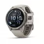 Garmin Fenix 9 Pro – inReach, 43mm Titan mit Fog Grey/Dark Sandstone Silikonarmband