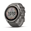 Garmin Fenix 9 Pro – inReach, Solar, 51mm Titan mit kieselgrauem Silikonarmband