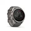 Garmin Fenix 9 Pro – inReach, Solar, 51mm Titan mit kieselgrauem Silikonarmband