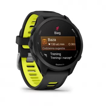 Garmin FORERUNNER 170 Black mit schwarzem/ampelgelbem Armband