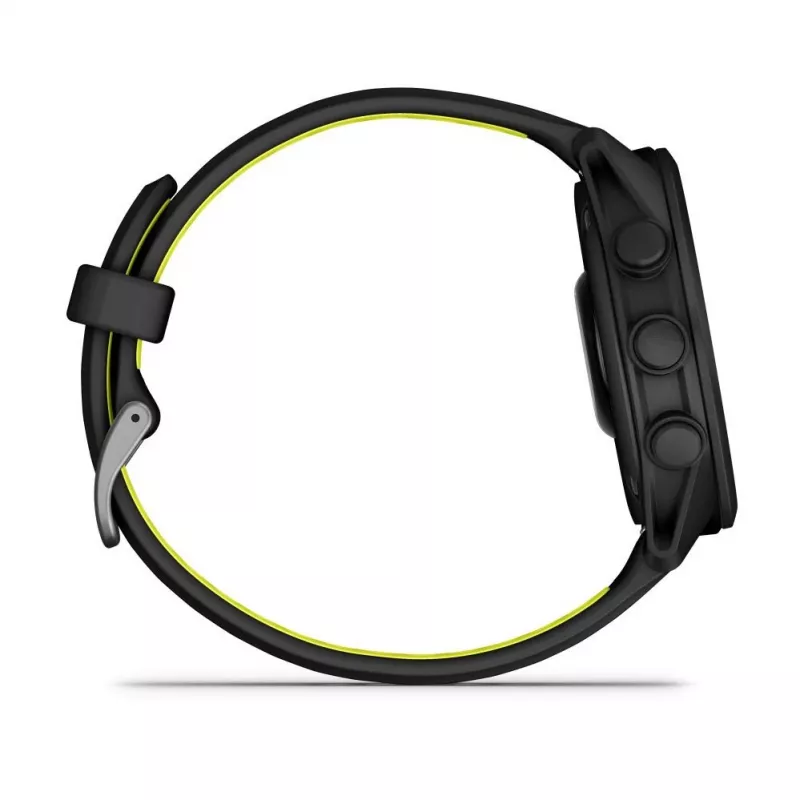 Garmin Forerunner 170 Music, Schwarz mit schwarzem/gelbem Band