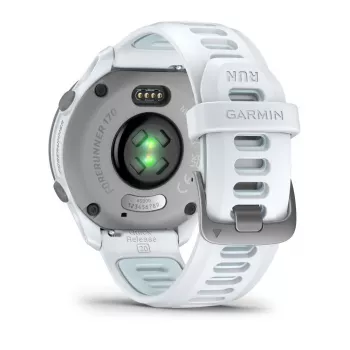 Garmin Forerunner 170 Music, Whitestone mit Whitestone/Cloud Blue Armband