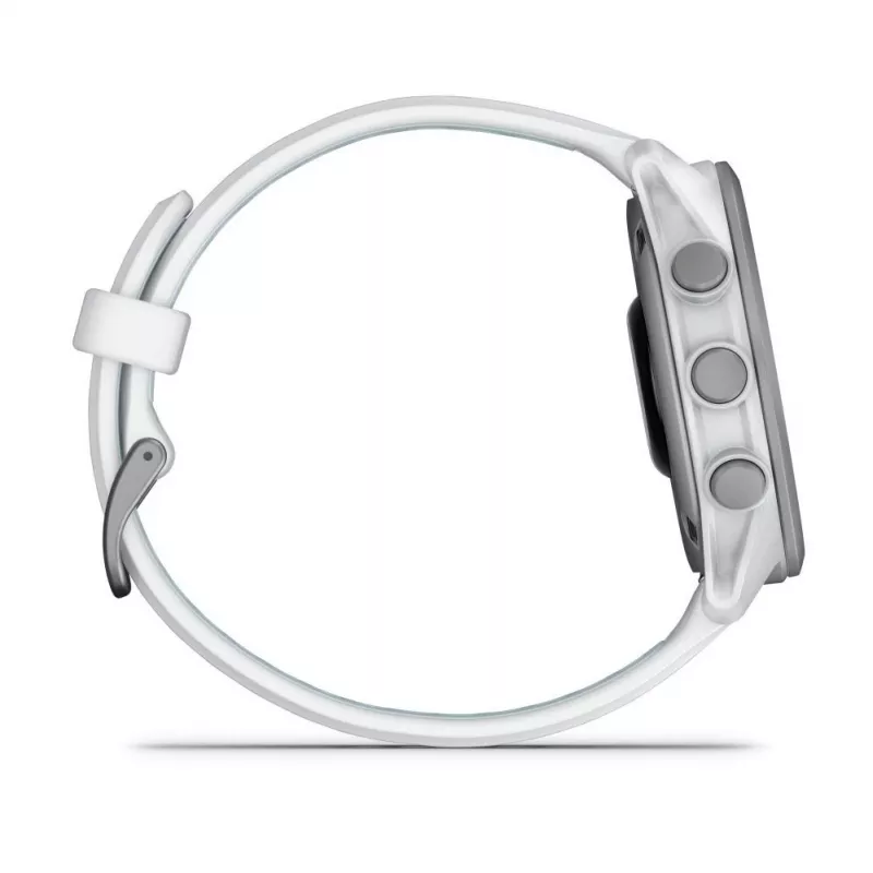 Garmin Forerunner 170 Music, Whitestone mit Whitestone/Cloud Blue Armband