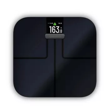 Garmin Index S2 Smart Scale Schwarz mit Wi-Fi, Körperzusammensetzung, 16 Benutzerprofile