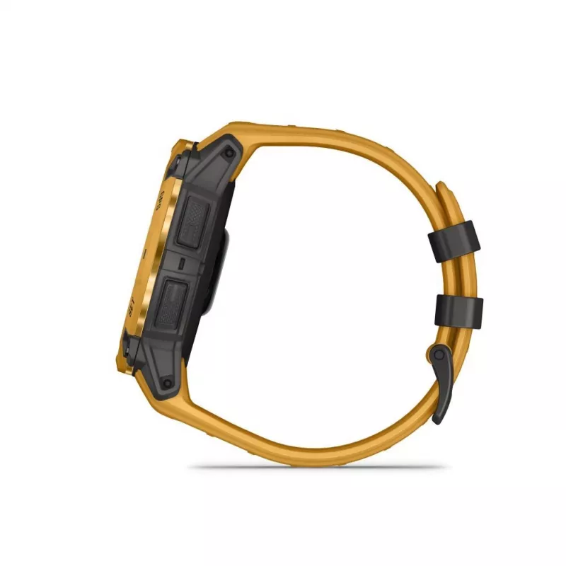 Garmin Instinct 3 – 50 mm, Solar Sunburst mit Sunburst/Grau Armband