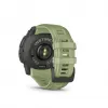 Garmin Instinct 3 50mm AMOLED Fern Green Smartwatch mit fern green Silikonarmband