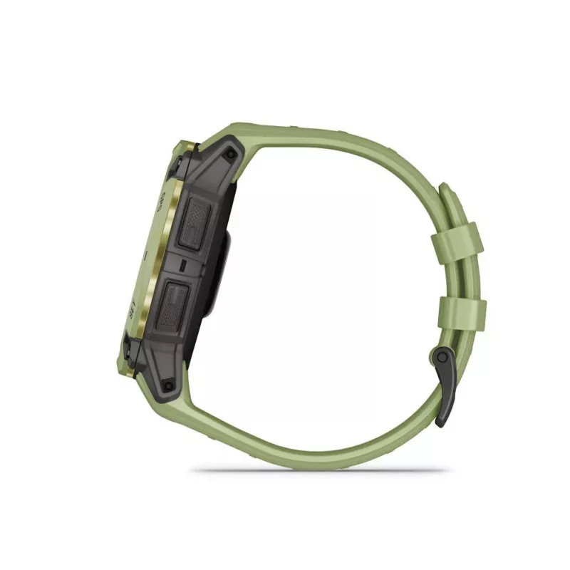 Garmin Instinct 3 50mm AMOLED Fern Green Smartwatch mit fern green Silikonarmband