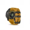 Garmin Instinct 3 Solar 45mm GPS Smartwatch Sunburst mit Sunburst/Grau Armband