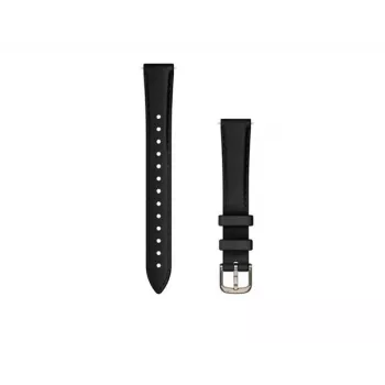 Garmin Lily 2 Leder Armband, 14 mm, Schwarz