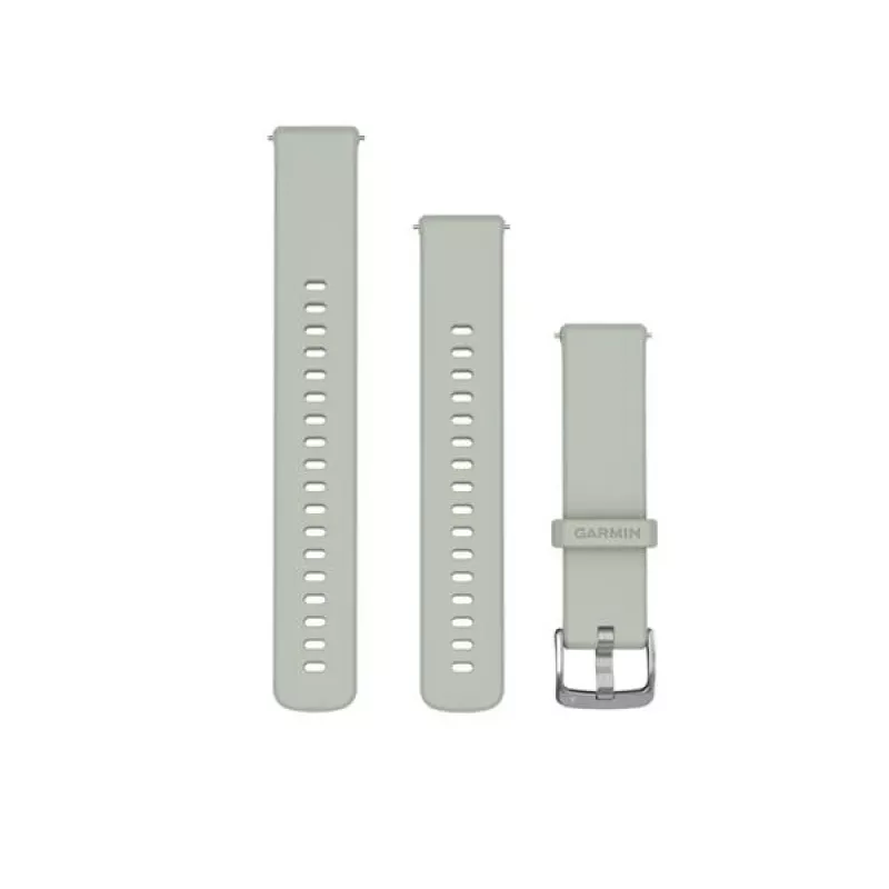 Garmin Quick Release Silikon Armband 18mm Salbeigrau