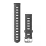 Garmin Quick Release Silikon Armband 20mm - Grau (010-11251-9S) für Venu, Forerunner 245/55/645