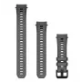 Garmin QuickFit 20 mm Silikon-Armband in Anthrazit für Instinct E 40 mm und kompatible Modelle