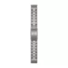Garmin QuickFit 22 Armband Gelüftetes Titan-Armband