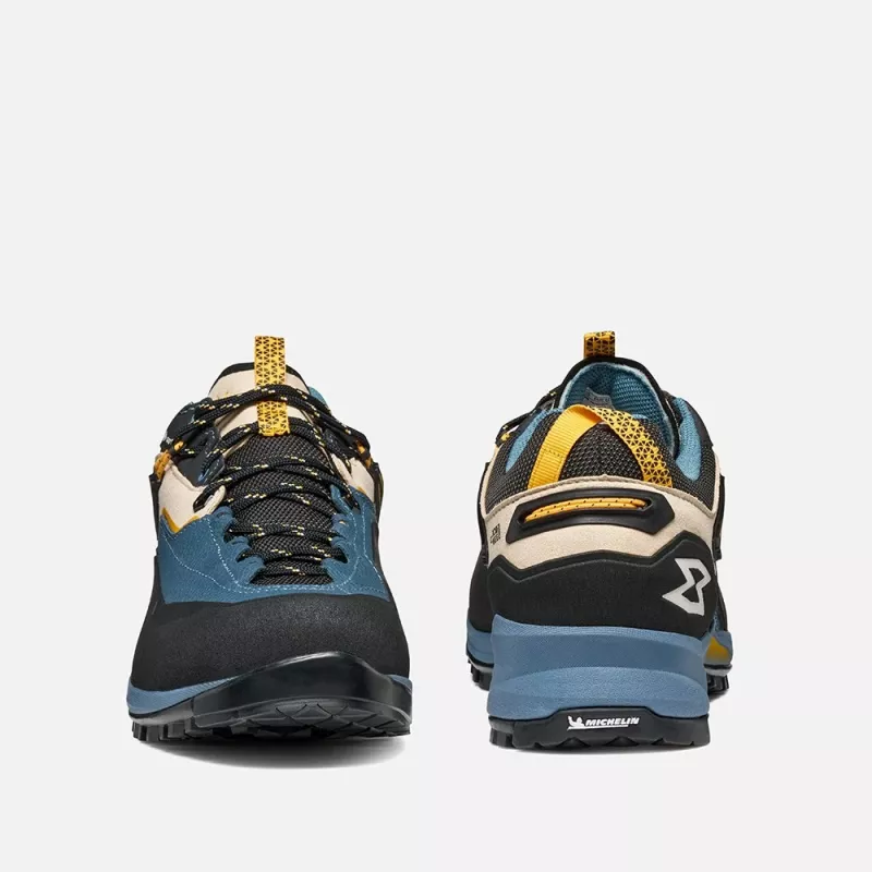 Garmont Akron GTX Zustiegsschuhe Fin Blue Citrus Orange EU 42,5