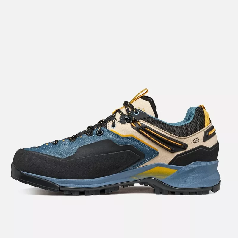 Garmont Akron GTX Zustiegsschuhe Fin Blue Citrus Orange EU 42,5