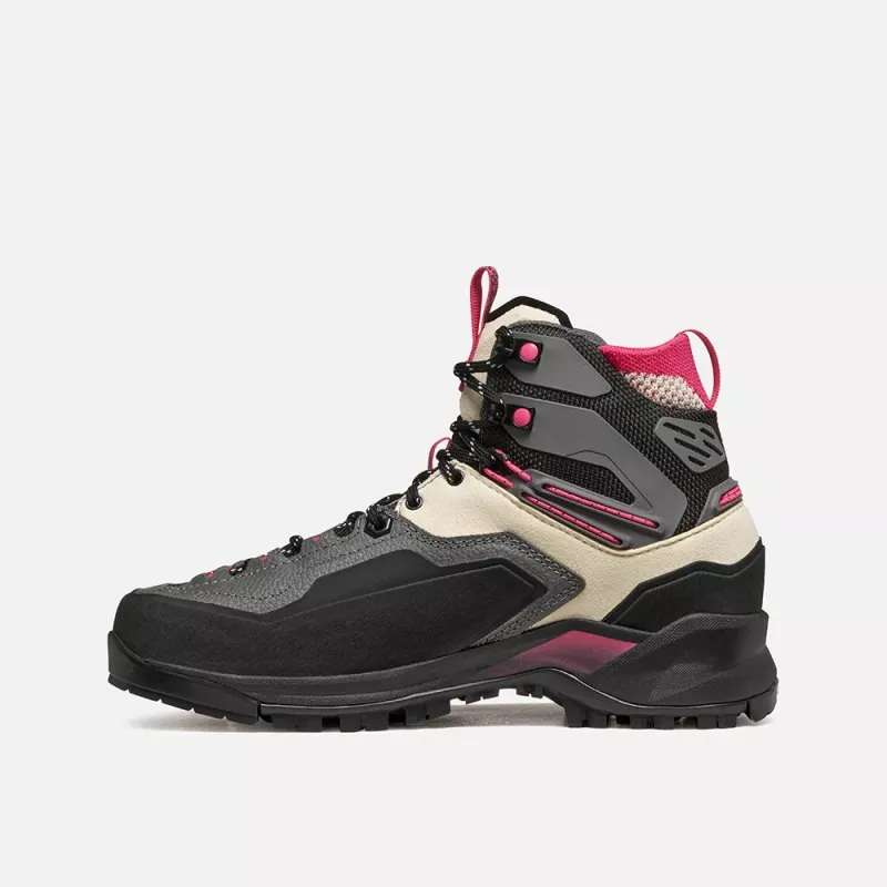 Garmont Akron Mid GTX Damen Trekking Schuhe Grau/Himbeer Pink Größe 39