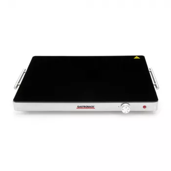 Gastroback 42491 Design Wärmeplatte - 200 W, Edelstahl & Glas, 120 °C