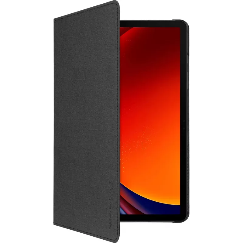Gecko Covers Samsung Tab S9/S9 FE EasyClick Cover eco - Schwarze Folio-Hülle V11T66C1