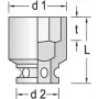 GEDORE 3/4 inch Antrieb 30 mm Sechskant-Schlagschrauber-Steckschlüssel, 6-Kant, DIN 3129 6282550