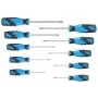 GEDORE Werkstatt Torx Schraubendreher-Set, 10-teilig, TX6-TX40, 2-Komponenten-Griff, DIN ISO 8764 1482335