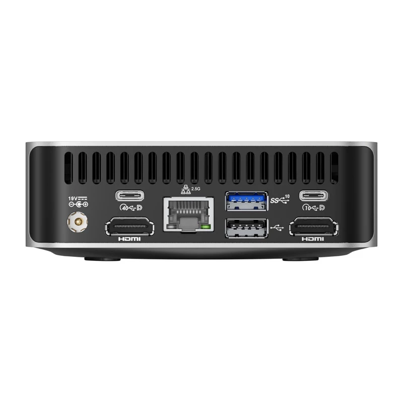 GEEKOM A8 Mini PC, AMD Ryzen 7 8745HS, 16GB DDR5, 1TB PCIe Gen4 SSD, Windows 11 Pro, Schwarz