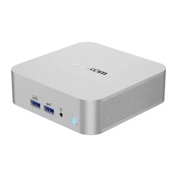 GEEKOM A8 Mini PC, AMD Ryzen 7 8745HS, 16GB DDR5, 1TB PCIe Gen4 SSD, Windows 11 Pro, Schwarz