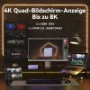 GEEKOM AX8 MAX Mini PC, Intel Core i7-12650H, 16GB DDR5, 512GB SSD, Windows 11 Pro, Silber