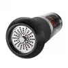 GEFU 34631 Trommelreibe TRANSFORMA Manuelle Reibe und Spiralschneider Schwarz, Transparent