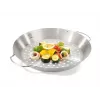 GEFU 89156 Hähnchenbräter aus Edelstahl mit Aromabehälter, 18 cm Standfläche, Silber