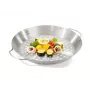 GEFU 89156 Hähnchenbräter aus Edelstahl mit Aromabehälter, 18 cm Standfläche, Silber