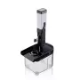GEFU CORER Entsteiner für Pflaumen mit Edelstahlstange, manueller Obstentsteiner für Pflaumen, Mirabellen und Kriechenpflaumen, ergonomischer Griff, spülmaschinenfest, Weiß/Grau