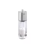 GEFU DUETO Flotte Lotte, Edelstahl, 2,5 L, 3 Scheiben (2/3/5 mm), manuell, Silber/Transparent