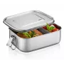 GEFU ENDURE Small Lunch Box 0.7L Edelstahl mit grüner Silikondichtung