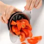 GEFU Karaca Manueller Zerkleinerer mit Zugkordel 900 ml Schwarz