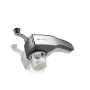 GEFU PECORINO Hand-Reibe und Spiralizer, 3 Reibtrommeln, 2 Spiralisier-Einsätze, Schwarz/Silber, Saugfuß