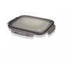 GEFU Preppo Gewürzdosen-Set, 3 Stück, Edelstahl & Glas, je 100 ml, luftdicht, stapelbar, Silber/Transparent
