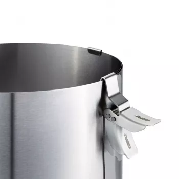 GEFU TONDO CLIP Verstellbarer Edelstahl-Tortenring, 16-30 cm Durchmesser, 8,5 cm Höhe, spülmaschinenfest