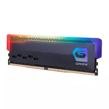 GEIL 16GB DDR4 3600MHz UDIMM RGB Arbeitsspeicher Modul, CL18, PC4-28800, Orion RGB Serie, Schwarzer Heat Spreader