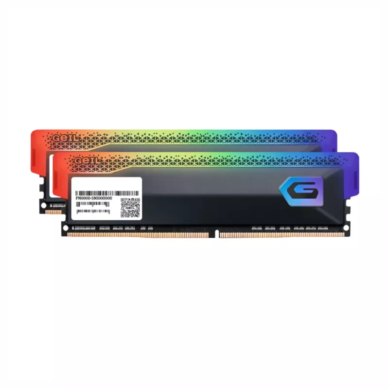 GeIL Orion 32GB Kit (2x16GB) 6000MHz RGB DDR5 RAM - Grau