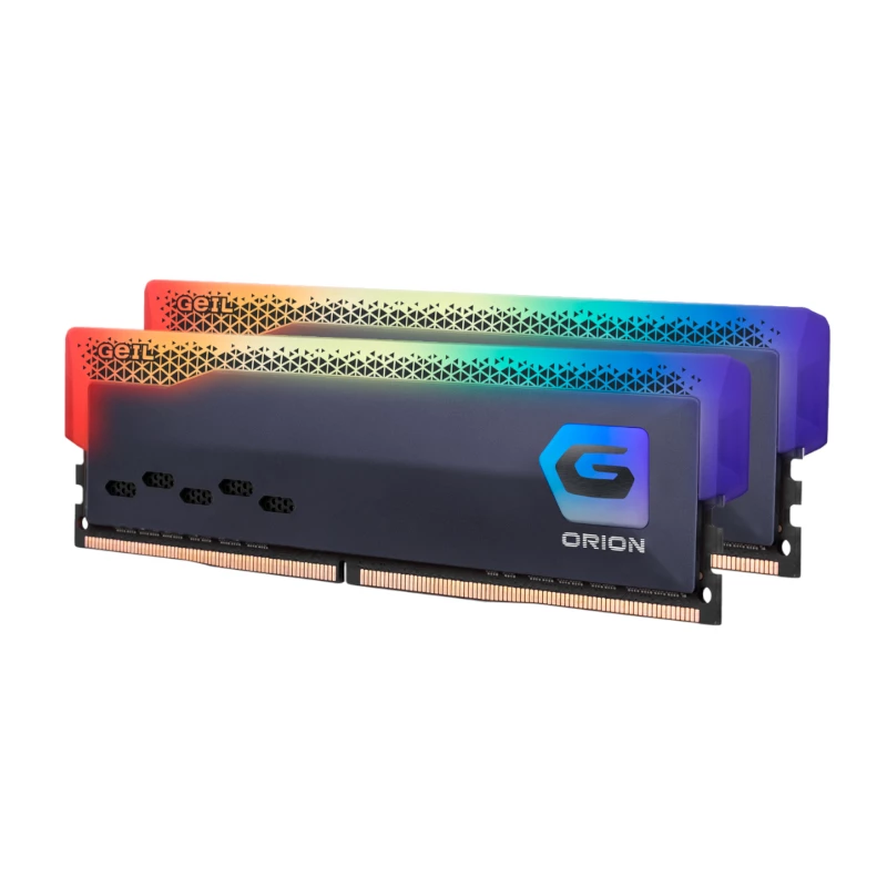 Geil Orion RGB 16GB Kit (2x8GB) 3600MHz DDR4 Desktop Gaming Arbeitsspeicher - Grau