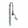 Gembird 7-Port USB 3.2 Gen 2 Hub - 6x USB-A 2.0 + 1x USB-A 3.2, Silber