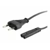 GEMBIRD Cablexpert PC-184-VDE Netzkabel, C7, VDE-geprüft, Schwarz, 1,8 m
