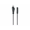 GEMBIRD Cablexpert PC-184-VDE Netzkabel, C7, VDE-geprüft, Schwarz, 1,8 m