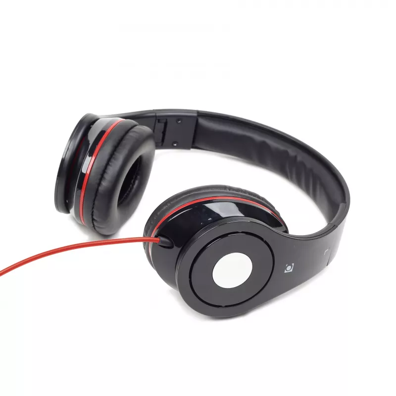 Gembird Detroit Kabelgebundenes Over-Ear-Headset mit Bügelmikrofon, Schwarz